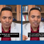 Fundo azul escuro com duas capturas de tela do Instagram lado a lado do deputado Ritchie Torres falando perto da câmera. O CEO da Kalshi diz que apoia a proposta de proibir funcionários do governo de negociar com informações privilegiadas