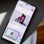 Google app no ​​Pixel 9 Pro XL mostrando o Discover Feed
