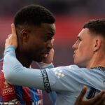 O capitão do Crystal Palace, Marc Guehi, está sem contrato no verão, mas o City o quer agora