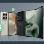 Motorola Razr 2025 cercado por contas verdes