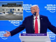 O acordo proposto por Trump com a Groenlândia pode dar aos EUA o controle de terras ao redor de bases militares Presidente Donald Trump discursando no Fórum Econômico Mundial em Davos, Suíça.