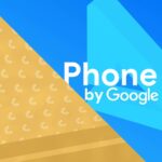 Um smartphone Pixel fazendo uma chamada para o correio de voz.