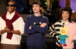 O apresentador do ‘SNL’ Finn Wolfhard tem uma reunião de ‘Stranger Things’ e faz paródia de ‘Heated Rivalry’ O apresentador do 'SNL' Finn Wolfhard tem uma reunião de 'Stranger Things' e faz paródia de 'Heated Rivalry'