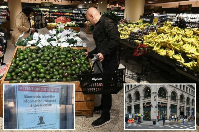 O armazenamento da NYC Wegmans de varreduras faciais e dados biométricos dos clientes para clientes de identificação aumenta a segurança: 'Entendemos as preocupações'
