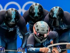 O atleta olímpico norte-americano Charlie Volker anuncia aposentadoria médica do bobsled – semanas antes dos Jogos Olímpicos de Inverno de 2026 Hunter Church, Joshua Williamson, Kristopher Horn e Charlie Volker, dos Estados Unidos, iniciam a bateria 1 de 4 homens nos Jogos Olímpicos de Inverno de 2022 em 19 de fevereiro de 2022.
