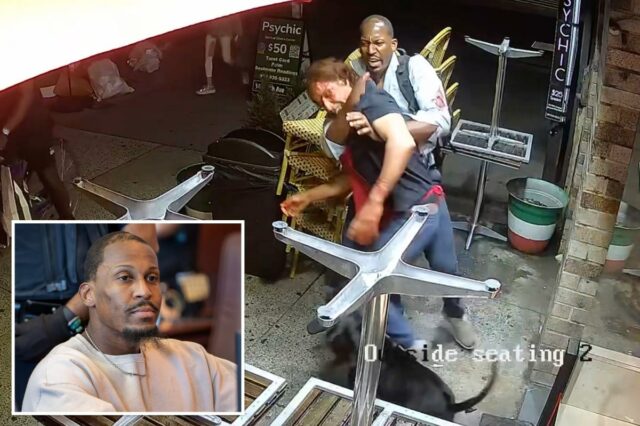 O bruto que espancou o gerente da pizzaria de Nova York até o coma quase atrapalha a sentença com um discurso desequilibrado culpando a vítima
