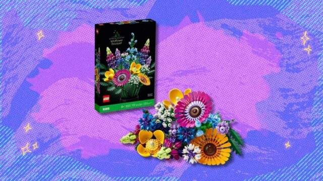 O buquê de flores silvestres artificiais Lego Botanicals tem mais de US $ 10 de desconto na Amazon
