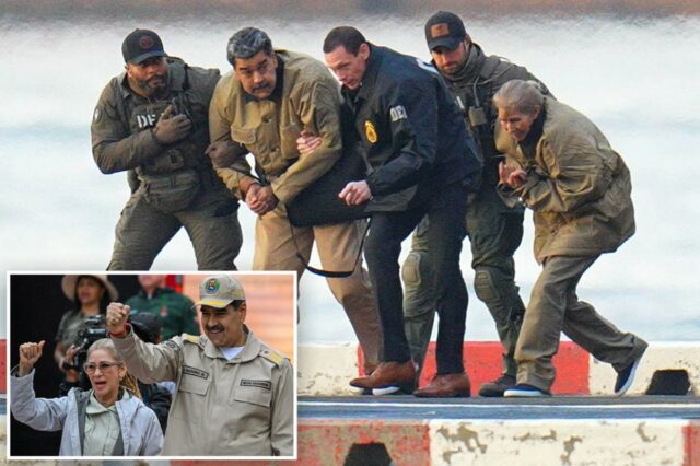 O ditador venezuelano deposto Nicolás Maduro e sua esposa se machucaram tentando escapar da captura: autoridades de Trump
