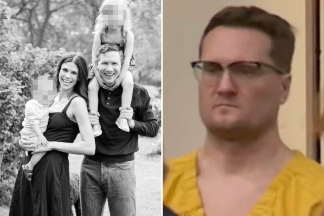 O filho bebê de um casal de Ohio supostamente morto Mugshot de Michael McKee, um homem com cabelo castanho curto, barba e óculos, vestindo uma camiseta preta.