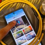 Um Samsung Galaxy S24 executando um círculo para pesquisar.