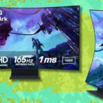 O gigante monitor de jogos curvo Samsung Odyssey Ark de 55 polegadas está à venda com desconto de US $ 1.500