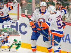 O gol de Simon Holmstrom na prorrogação garante a grande vitória dos Islanders sobre Wild O gol de Simon Holmstrom na prorrogação garante a grande vitória dos Islanders sobre Wild