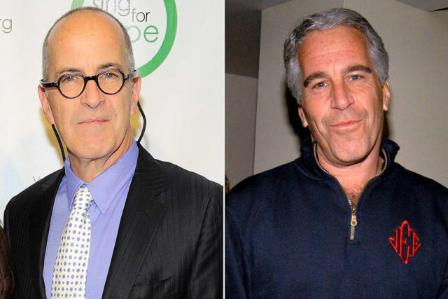 Owen Hoffmann/Patrick McMullan/Getty; Rick Friedman/Rick Friedman Photography/Corbis/Getty Mark Epstein e Jeffrey Epstein