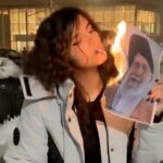 Um homem em Zurique, na Suíça, entra em ação.