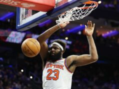 O pedido de Mitchell Robinson dos Knicks por mais beco sem saída não passou despercebido Mitchell Robinson enterrou a bola durante o segundo tempo contra o Philadelphia 76ers na Xfinity Mobile Arena em 24 de janeiro de 2026 na Filadélfia, Pensilvânia.
