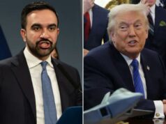 O pensamento mágico não é a maneira de Mamdani OR Trump impulsionar a economia O presidente Donald Trump falando no Salão Oval com um busto de bronze de Abraham Lincoln e um modelo de avião em primeiro plano.