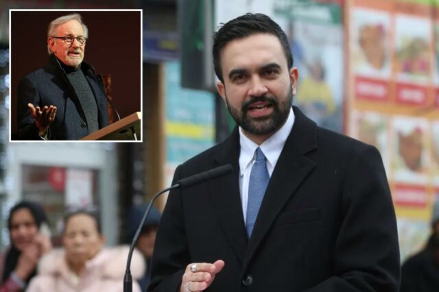 AGORA de Mamdani fala em Jackson Heights, NY, em 7 de janeiro de 2026.