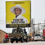 O presidente de Uganda, Yoweri Museveni, vence o sétimo mandato: Comissão Eleitoral