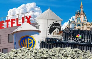 O que esperar dos ganhos em meio à guerra Netflix-Paramount pela Warner Bros. O presidente Donald Trump fala durante uma mesa redonda na Casa Branca em 10 de dezembro de 2025. (Crédito: Alex Wong/Getty Images)