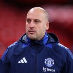 O Manchester United comemora a vitória na liga.