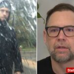 O suposto assassino do professor perseguiu uma família separada por mais de um ano - 'Como um filme de terror'