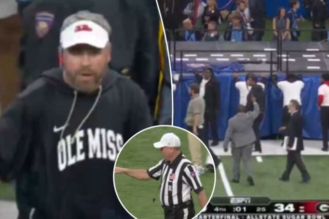 O thriller de Ole Miss-Georgia chega ao caótico final do O thriller de Ole Miss-Georgia chega ao caótico final do CFP - duas vezes - para um 'final excruciante'