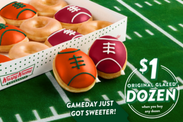 Oferta especial de Krispy Kreme - apenas um dia
