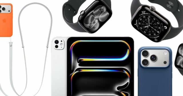 Ofertas: M4 iPad Pro com desconto de $ 699, Apple Ofertas: M4 iPad Pro com desconto de $ 699, Apple Watch Series 11 a partir de $ 299, Sport Band, Crossbody Strap, mais