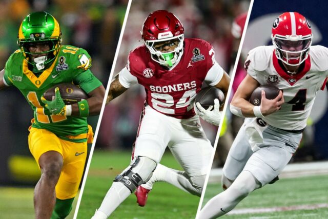 Onde assistir aos jogos do College Football Bowl de hoje: Onde assistir aos jogos do College Football Bowl de hoje: programação, canal, horário, informações de transmissão do Oregon / Alabama / Georgia Football