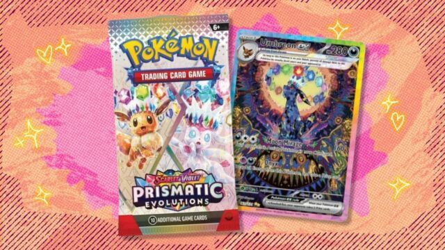 Os Booster Packs Pokémon TCG Prismatic Evolutions estão abaixo do valor de mercado na Amazon
