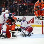 Os Rangers não têm luta e não são páreo para os Ducks na derrota na estrada