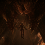 Hopper e Eleven frente a frente em 'Stranger Things'.