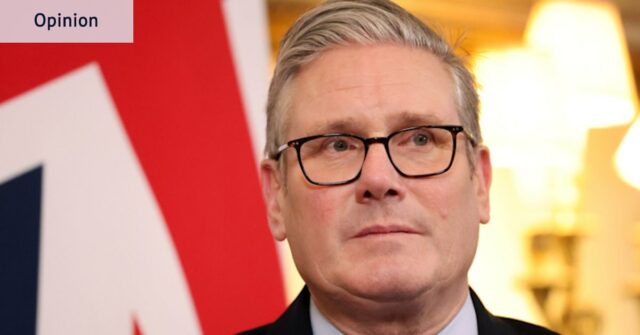 Os números das sondagens do primeiro-ministro britânico, Keir Starmer, são fracos, tal como os do seu governo trabalhista.