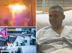 Pai heróico salvou adolescentes presos em um incêndio em um bar de uma estação de esqui suíça que matou 40 pessoas após um telefonema de sua filha Pai heróico salvou adolescentes presos em um incêndio em um bar de uma estação de esqui suíça que matou 40 pessoas após um telefonema de sua filha