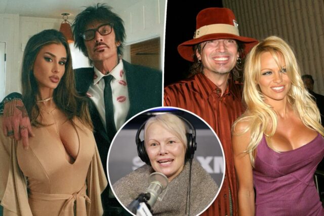Pamela Anderson culpa a esposa de Tommy Lee, Brittany Furlan, pelo afastamento: 'Estou com saudades dele'

