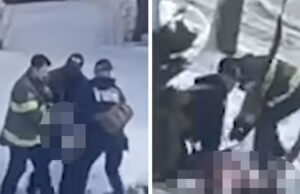 Paramédicos carregam mulher de Minneapolis baleada na cabeça pelo ICE, em vídeo 010826_ice_medical_assistance_primary