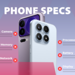 Google Pixel 10 azul sobreposto a um ícone de calendário exibindo o ano de 2030.