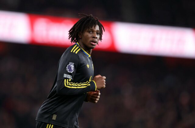 Gráfico Dorgu x Arsenal