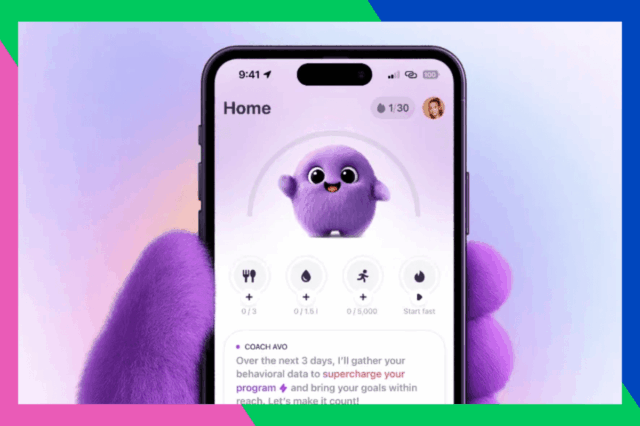 Perca peso sem perder a cabeça com o app Simple Uma imagem lado a lado de uma mulher antes e depois de uma transformação para perda de peso.