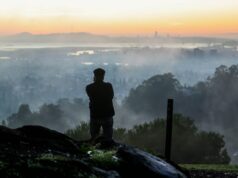 Pesquisadores da Bay Area esperam desvendar os segredos da neblina costeira – e entender como ela é afetada pelas mudanças climáticas e pela poluição Dr. Peter, um colecionador de colecionadores ativos, está em Santa Cruz, Califórnia. em 6 de novembro de 2025.