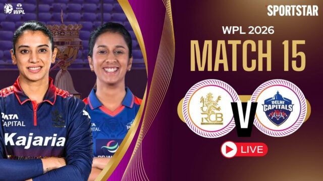 Placar RCB vs DC LIVE, WPL 2026: Smriti e Jemimah se enfrentam no jogo reverso

