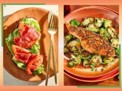 Plano de refeições de 7 dias sem açúcar e amigo do açúcar no sangue para hipertensão, criado por um nutricionista Fotógrafos: Jen Causey, Jake Sternquist. Comer Bem Design.