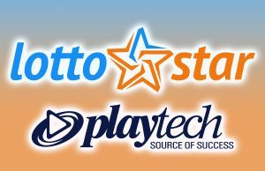 Playtech expande seus produtos para a África do Sul com LottoStar A Playtech expande seus produtos para a África do Sul com a LottoStar. Logotipos LottoStar e Playtech sobre fundo azul e laranja