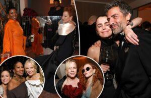 Por dentro das afterparty do Globo de Ouro 2026 Keri Russell e Oscar Isaac participam da festa pós-Globo de Ouro 2026 da Netflix no Spago.