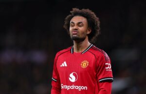 Três parcerias potencialmente transformadoras que os fãs do Man Utd ainda não viram, duas podem nunca acontecer Joshua Zirkzee comemora gol pelo Manchester United.