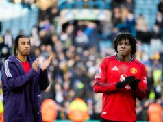Por que Patrick Dorgu não enfrentará suspensão, apesar de ter recebido o quinto cartão amarelo do Man Utd na temporada contra o Leeds Patrick Dorgu driblando a bola em Elland Road