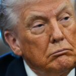 O príncipe herdeiro Mohammed bin Salman com Donald Trump na Casa Branca em novembro.