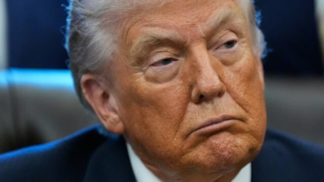 O príncipe herdeiro Mohammed bin Salman com Donald Trump na Casa Branca em novembro.