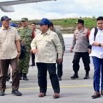 Prabowo: Os líderes devem estar prontos para serem blasfemados quando forem a locais de desastre