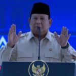 Prabowo impressionado com o discurso dos alunos da escola popular em língua estrangeira: diga-me para me enfrentar, mande-o para o exterior